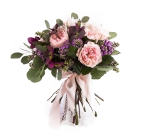 Buchet Mireasa-Nasa Trandafiri roz. Comanda online buchet de mireasa sau de nasa din trandafiri roz | Flori24 2