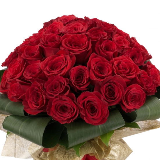 Buchet de 45 Trandafiri roșii