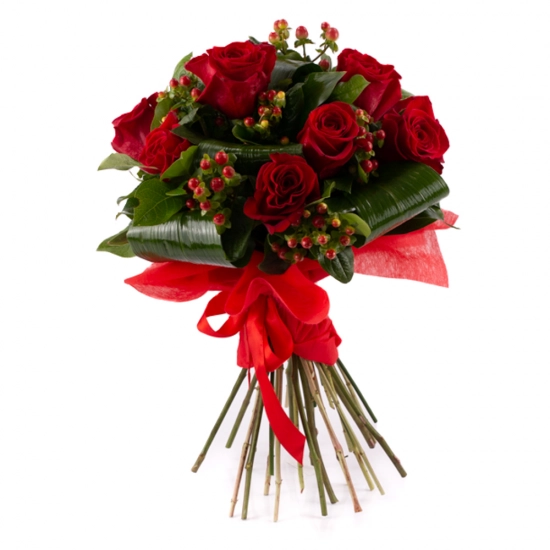 Buchet de trandafiri roșii 