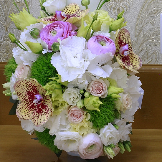 Lumanare nunta/botez phalaenopsis si green trick