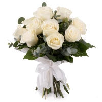 Buchet de 15 Trandafiri albi 2