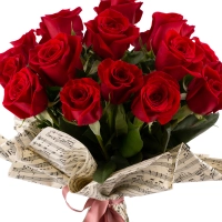 Buchet de 19 Trandafiri roșii 3