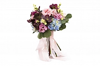 Buchet Mireasa/Nasa hortensie,trandafiri si heleborus 2