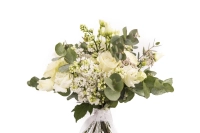 Buchet mireasa/nasa trandafiri liliac 3
