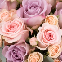 Suflet de floare: buchet trandafiri si minirosa incantator.  4